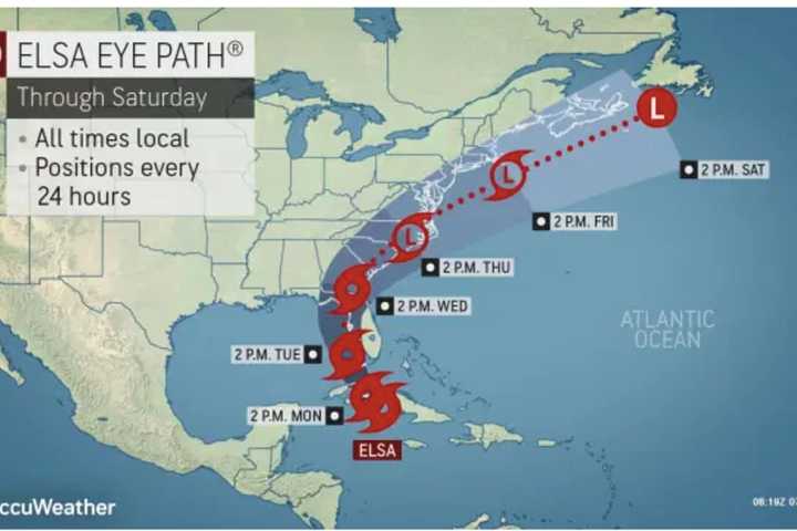 Here's When Tropical Storm Elsa Could Affect Region