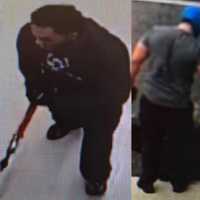 <p>A man is wanted after breaking multiple locks at a self-storage location on Long Island.</p>