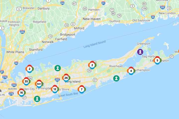 Thousands Without Power On Long Island As Tropical Storm Elsa Pushes Through Region