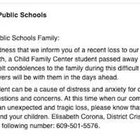 <p>Millville Public Schools announced a young pre-school student&#x27;s death by drowning on Facebook.</p>