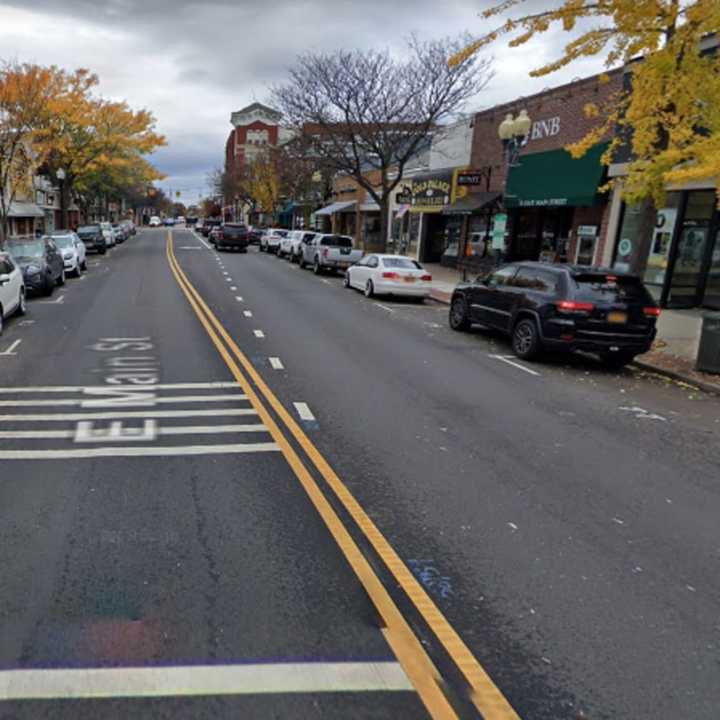 The area of East Main Street in Patchogue where the incident happened.