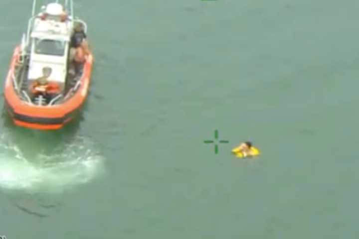 Woman In Distress Swimming Rescued From Long Island Sound