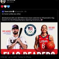 <p>Sue Bird responding to the news on Twitter.</p>