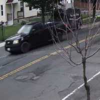 <p>Police in West Springfield released photos of a suspect and his vehicle after allegedly stealing a Bobcat.</p>