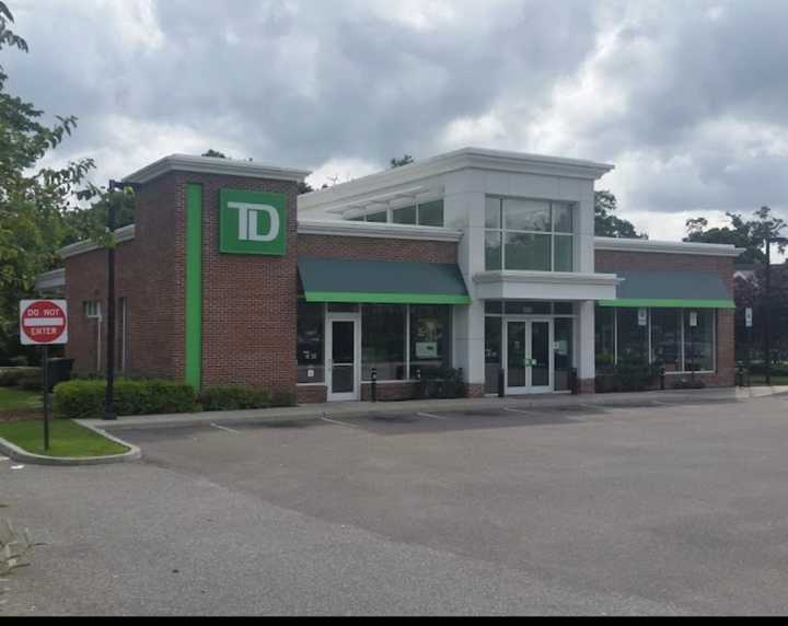 Police are searching for a suspect who attempted to rob a TD Bank in Sayville.