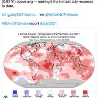 <p>July was the hottest month in the history of the Earth.</p>