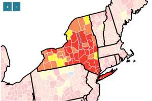 COVID-19: 33 NY Counties Reach CDC 'High' Level For Community Spread