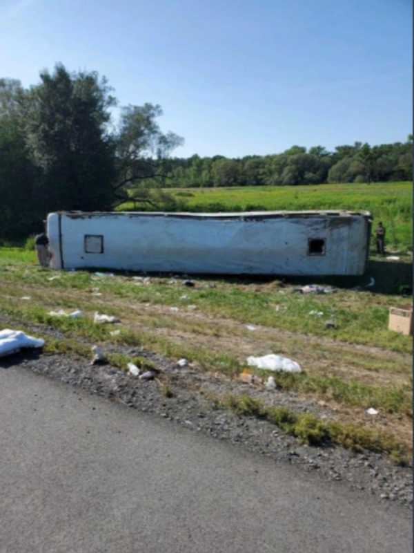 50-60 Hospitalized After Tour Bus Crashes On NY Thruway