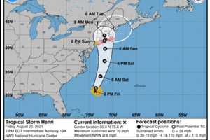 Brand-New Forecast Has Henri Tracking Farther West, Enhancing Potential Risk For Region