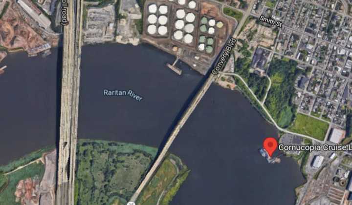 The body was reportedly recovered near Cornucopia Princess Cruise Lines from the Raritan River.