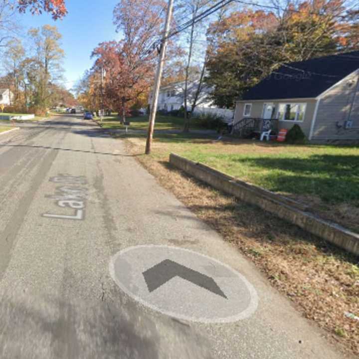 The area where the shooting happened on Lake Drive in Wyandanch.