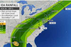 Projected Rainfall Totals Increase As Ida Will Hit Region With Drenching Downpours, Flooding