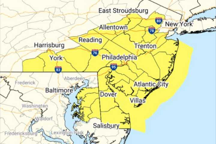 Tornado Watch Issued In Parts Of NJ, PA