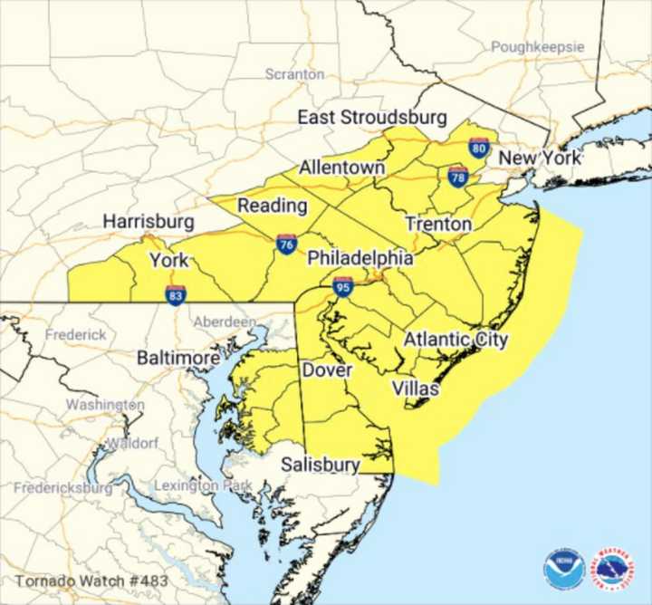 Tornado watch issued Sept. 1.