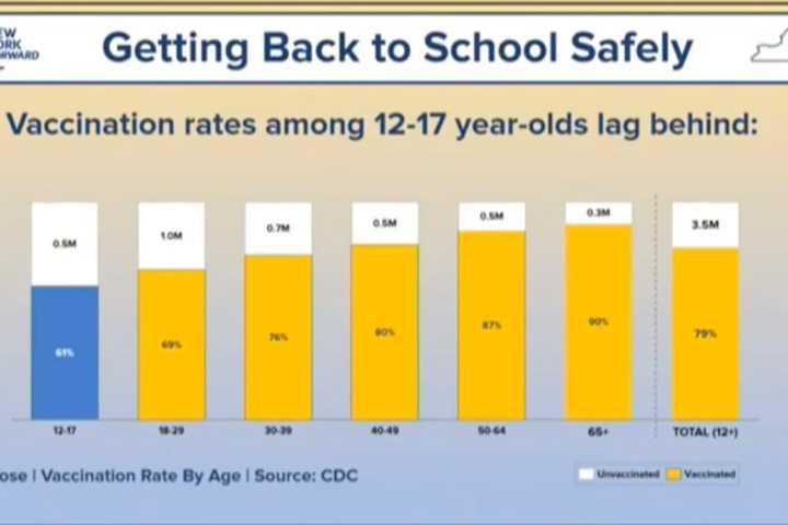 COVID-19: Vaccine Mandate 'Certainly An Option,' For Students In NY, Hochul Says