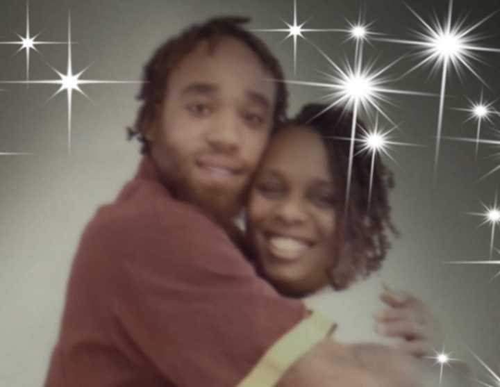 Shaleda Busbee with son, Tyrone Briggs