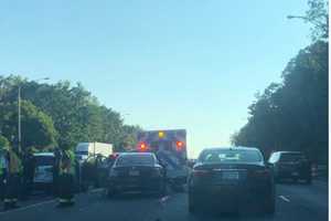 Multi-Vehicle I-95 Crash Snarls Traffic In Greenwich