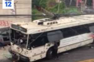 Passengers Jump From Bus Windows In Irvington Crash With Stolen Car