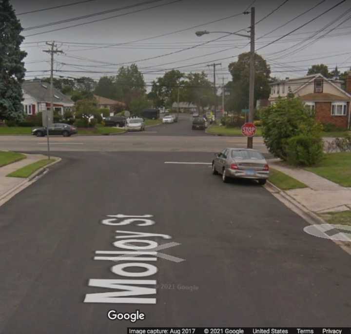 Dixon Avenue and Molloy Street in Copiague.