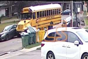 Video Shows Lakewood School Bus Smash Parked Cars