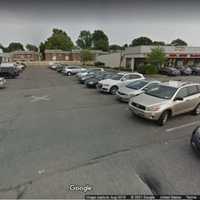 <p>The parking lot at 598 Stewart Ave. in Bethpage.</p>