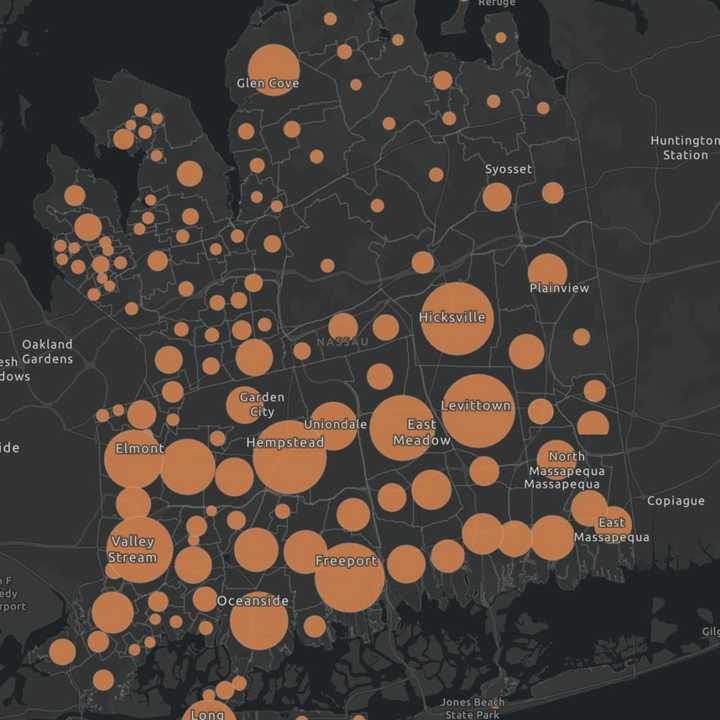 The Nassau County COVID-19 breakdown on Tuesday, Oct. 12.