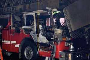 Firetruck Blaze Doused At Central Jersey FD Headquarters