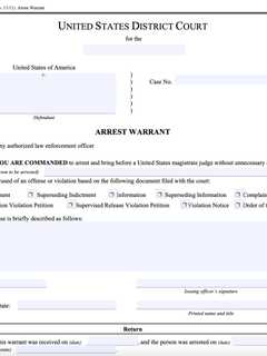 Alert Issued For Scams Involving Fake Arrest Warrants