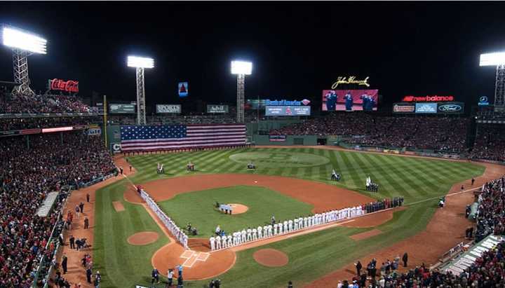 Fenway Park in Boston.