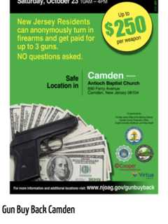 Guns For Cash? Firearms 'Buy-Back' This Weekend In South Jersey