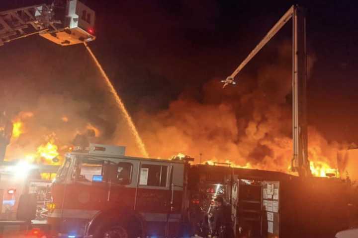 4-Alarm Fire Levels South Jersey Auto Warehouse