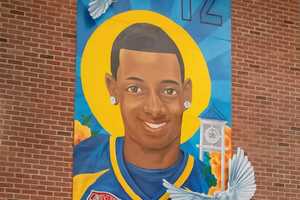 New Mural Honors Slain Pace University Football Player