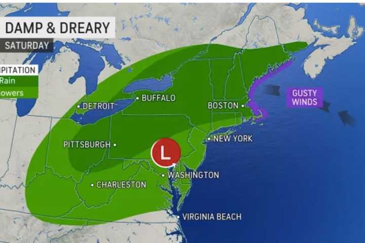 New Storm System Will Bring More Soaking Rain, Strong Wind Gusts To Region