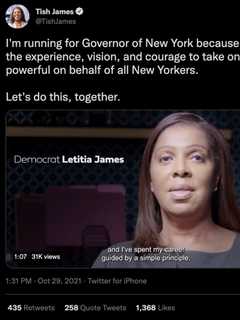 'I'm Running For Governor': NY AG Letitia James Makes It Official