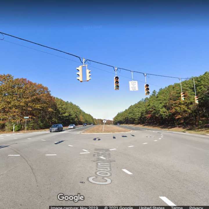 William Floyd Parkway and Yaphank Woods Boulevard in Yaphank.