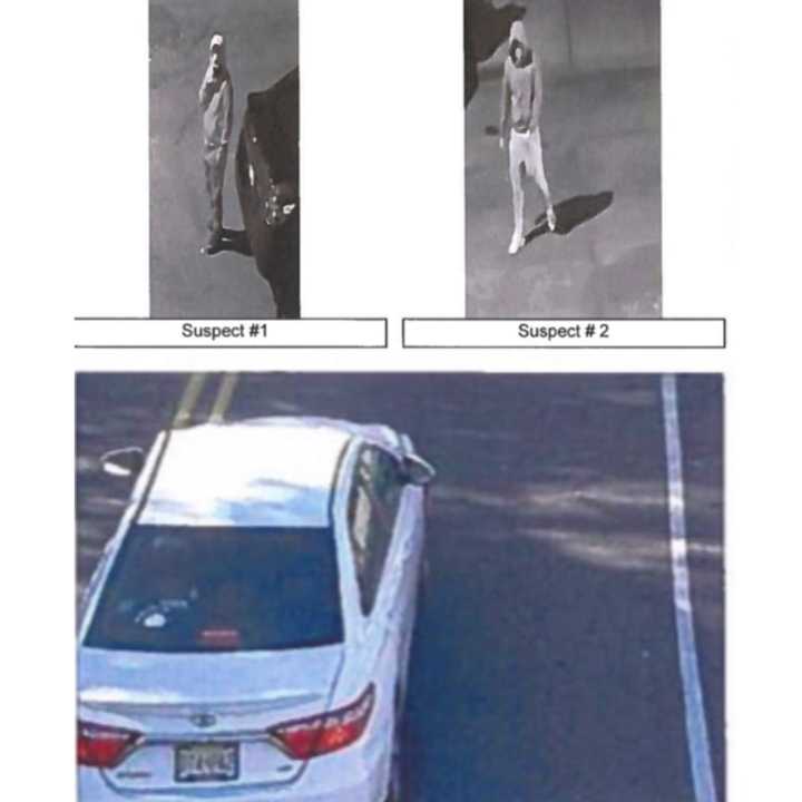 The armed suspects — pictured above — carjacked a white 2016 Toyota Camry on the 100 block of South 9th Street around 7:30 p.m. on Wednesday, Nov. 3, Newark Public Safety Director Brian A. O’Hara said.