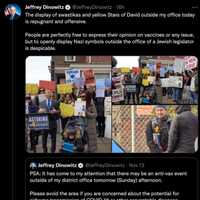 <p>Assemblyman Jeffrey Dinowitz on Twitter</p>