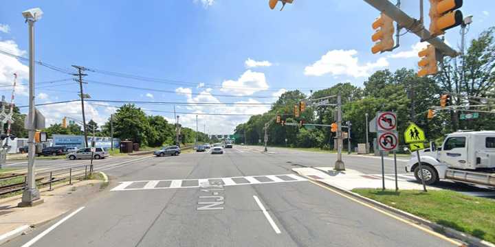 Intersection of Route 129 and Lalor Street in South Trenton