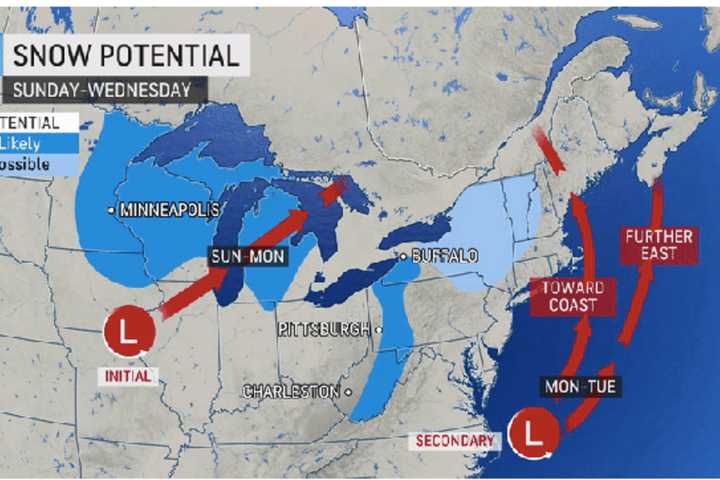 Here's Latest Timing For Pre-Thanksgiving Storm Bringing Rain, Snow, Gusty Winds To Region