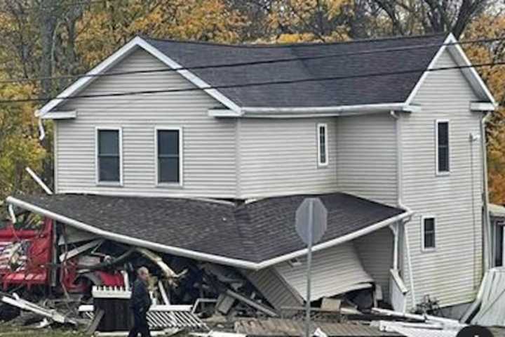 Dump Truck Slams Into Home Injuring Elderly Atlantic County Resident