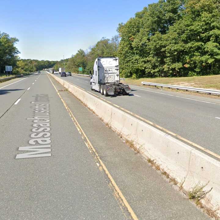 The driver died after crashing on I-90 in Wilbraham in Hampden County