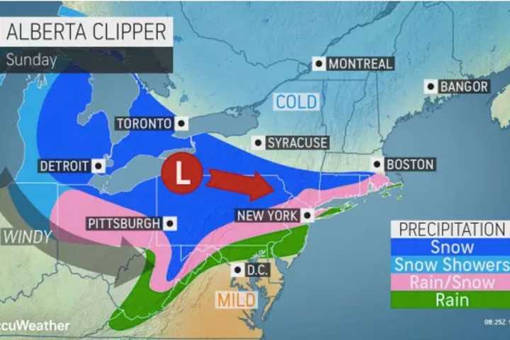 Separate Systems Will Bring First Accumulating Snowfall To Much Of Region