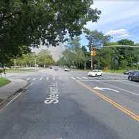 <p>Stewart Avenue, east of Levittown Parkway in Hicksville</p>