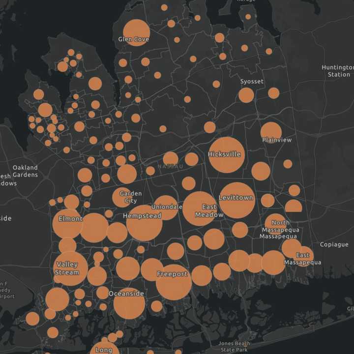 The Nassau County COVID-19 breakdown on Wednesday, Dec. 1.