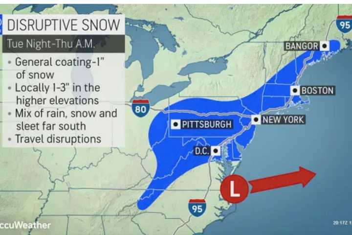 Strong Wind Gusts Will Be Followed By Storm Bringing Snowfall To Region; First Projected Totals