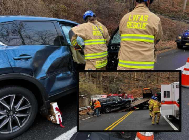 First responders were quick to rescue a victim trapped inside a vehicle following a Monday afternoon crash in Morris County, authorities said.