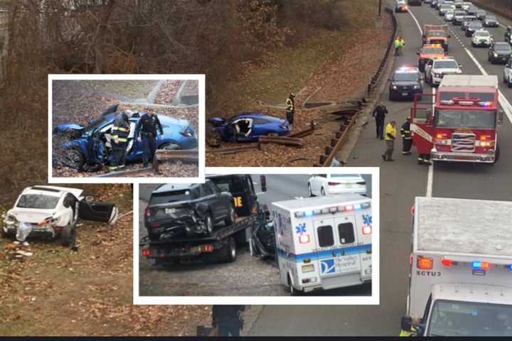 Bang, Bang: Double Crashes Jam Garden State Parkway (PHOTOS)