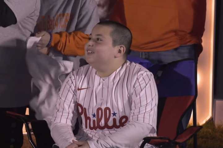 Young NJ Baseball Player Battling Cancer Gets Holiday Surprise From 'Phillies' (VIDEO)