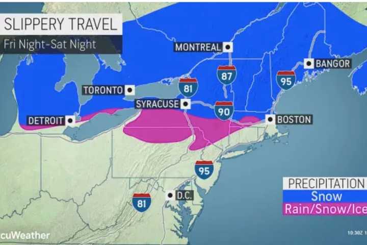 Storm Bringing Wintry Mix Will Drop Up To  A Foot Of Snow In Parts Of Northeast