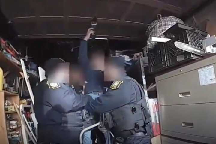 Disturbing Video Shows Newark Officers Saving Suicidal Man Hanging In Garage